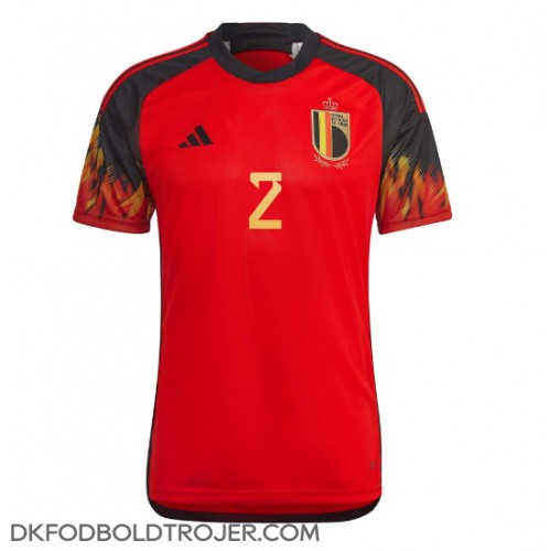 Billige Belgien Toby Alderweireld #2 Hjemmebane Fodboldtrøjer VM 2022 Kortærmet
